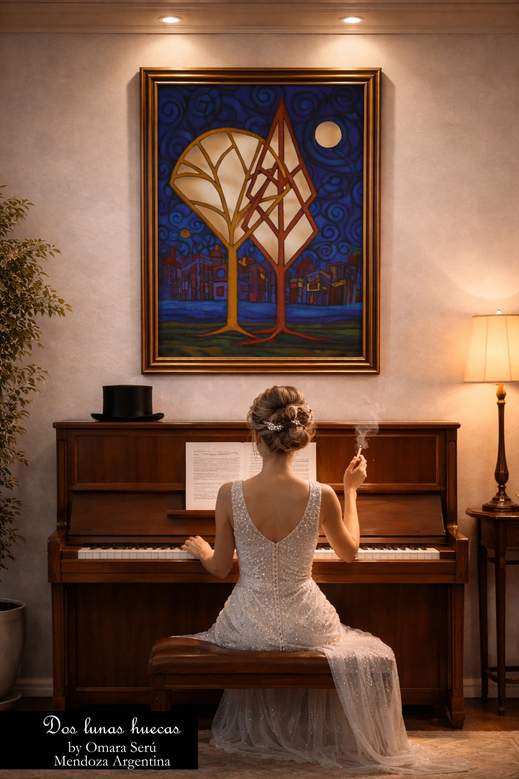 lunas — artwork by Omara Seru